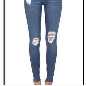 Judy Blue Distressed Skinny Jeans Plus Size 2X